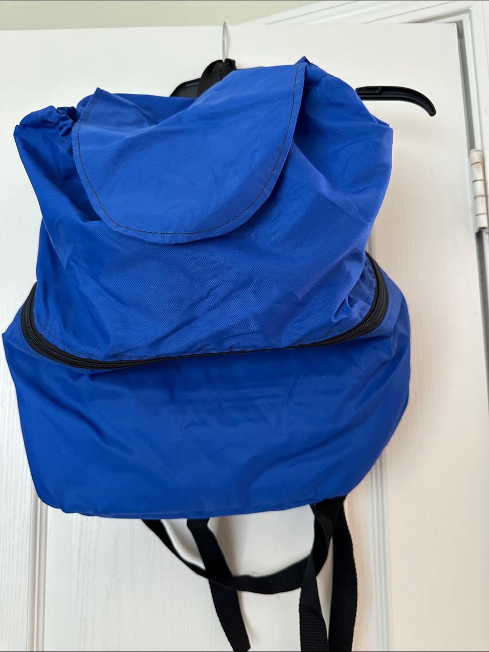 Royal Blue Casual Nylon Backpack - Unbranded